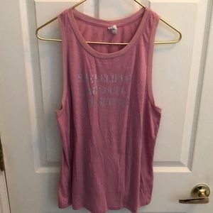 Athletic by 26 International Mauve Tank Sz L